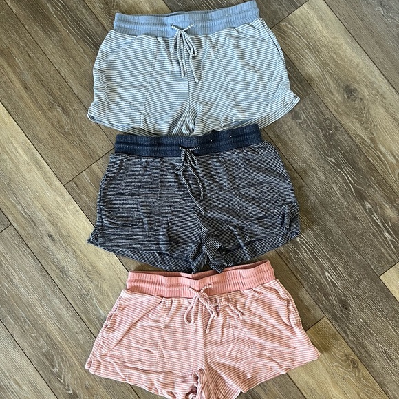 stars above Other - Stars Above Women's Striped Pajama Shorts Bundle of 3